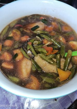 Foto resep Asem-asem Ayam Buncis