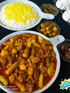 عکسی از دستور 💫خورشت بامیه💫