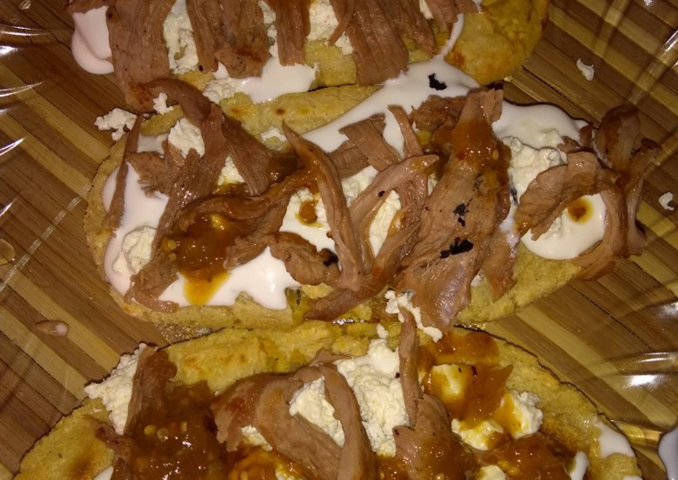 Tlacoyos de haba sin gluten y sin aceite