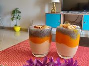 A picture of kiwi milk smoothie