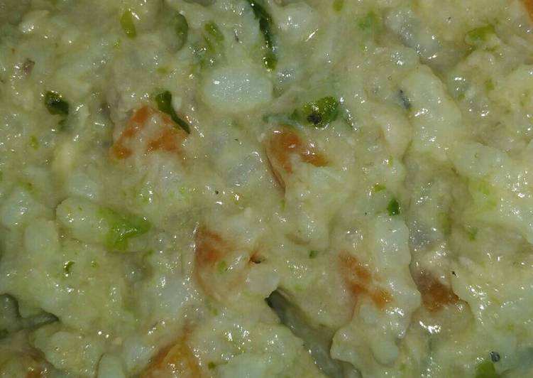 Cara Buat Bubur Nasi Ikan Kembung Mpasi 7 8bln Sederhana Untuk Jualan Resep Masakan Harian