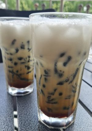 Foto resep Dawet Ireng Anti Gagal🖤 Hitam Pekat, Gurih, Creamy