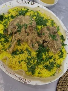 صورة لوصفة منسف لحم بطريقتي