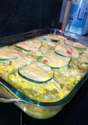 Una foto de Lasaña de verduras