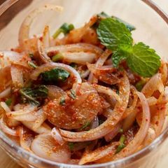 Masaledar onion Salad A picture of Masaledar onion Salad.