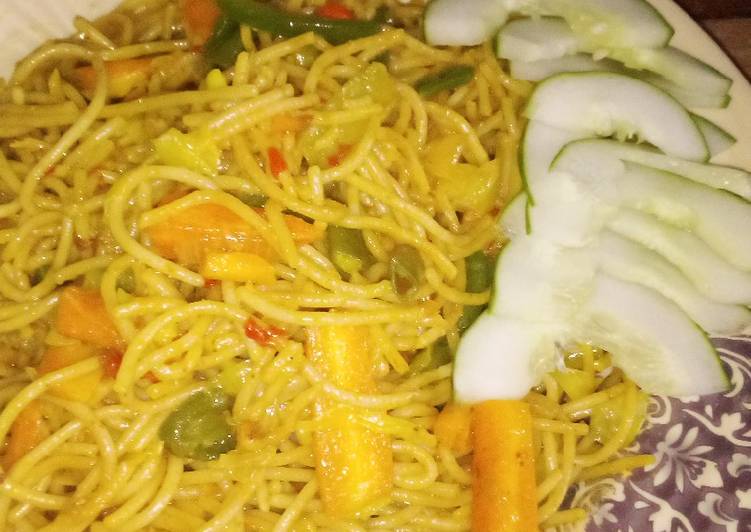 Recipe of Speedy Vegetables Spaghetti