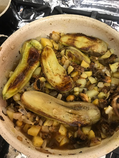 عکسی از دستور خوراک بادمجان