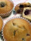Muffins de moras silvestres
