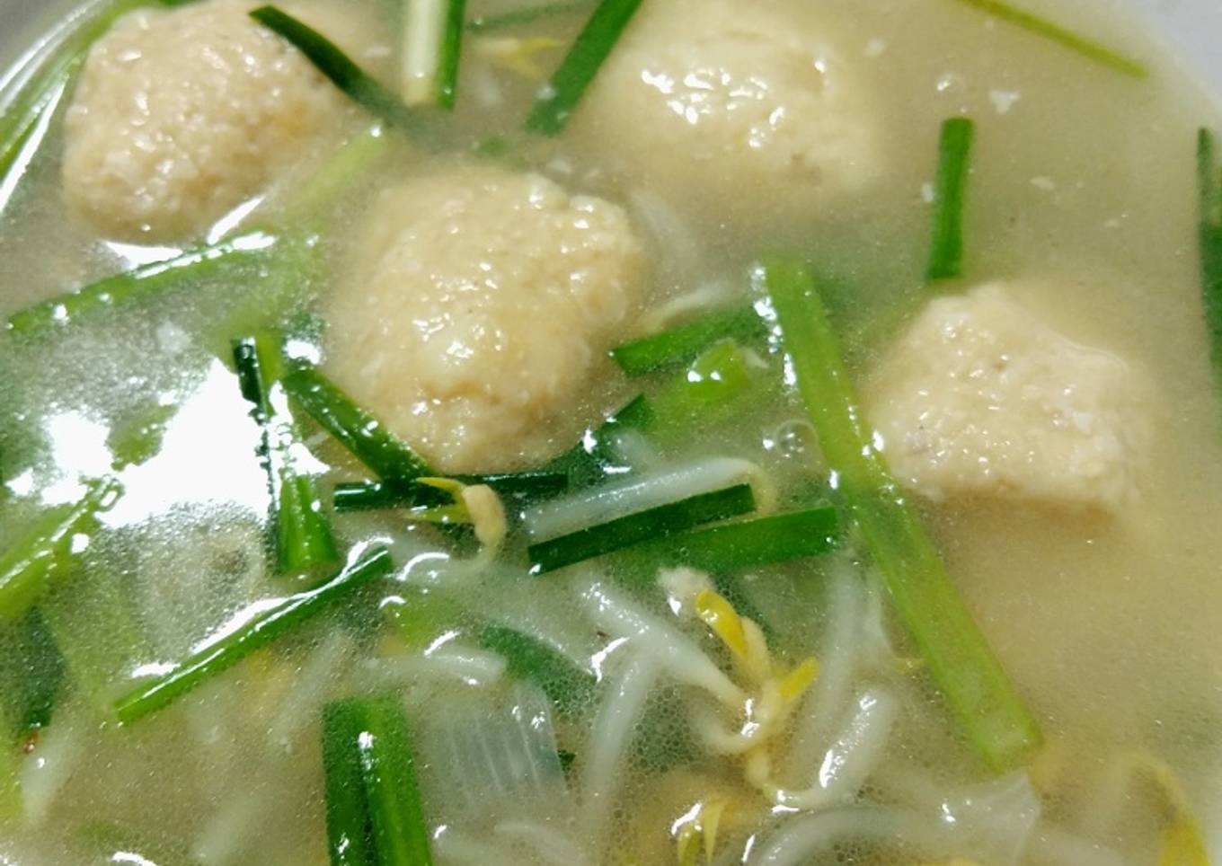 Bakso tempe kuah bawang kilat enak tanpa repot