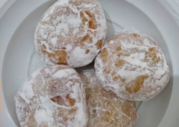 Resep Donat Labu kuning (metode autolysis) Anti Gagal