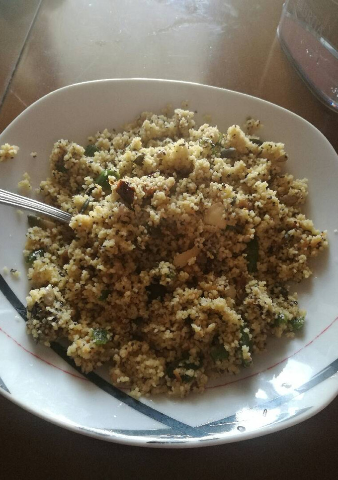 Una foto de Cuscús con frutos secos (vegano)