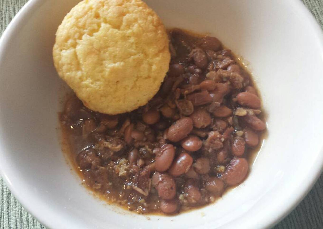 Spicy Pinto Beans and Bacon - CROCKPOT