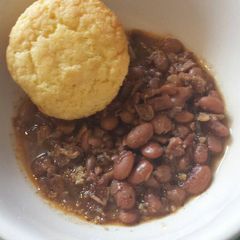 A picture of Spicy Pinto Beans and Bacon - CROCKPOT.