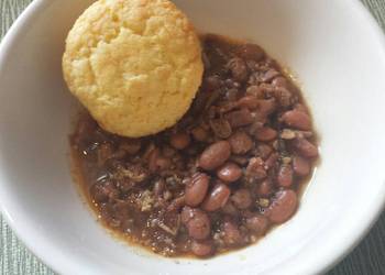Easiest Way to Cook Perfect Spicy Pinto Beans and Bacon  CROCKPOT