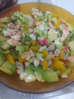 Una foto de Ensalada tropical