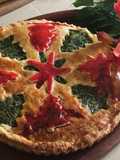 Cocina para las Fiestas: Tarta de espinacas y queso navideña