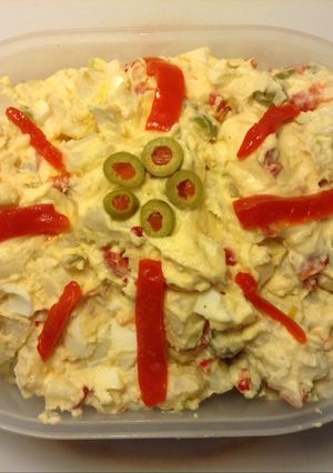 Una foto de Ensalada boricua de papa