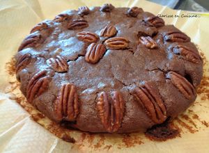 Une photo de Brownie chocolat et noix de pécan sans beurre