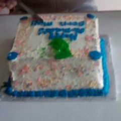 Birthday party cake A picture of Birthday party cake.