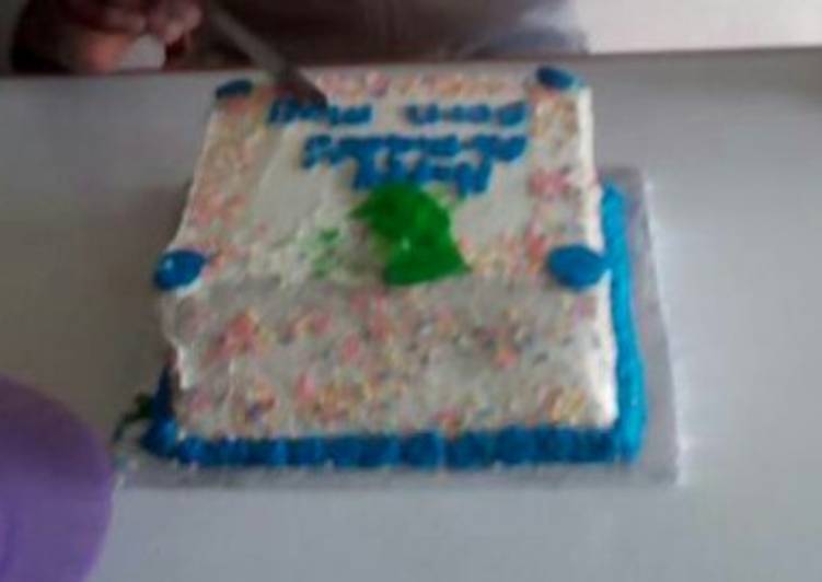 Birthday party cake