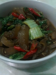 Foto resep Oseng kikil sayur