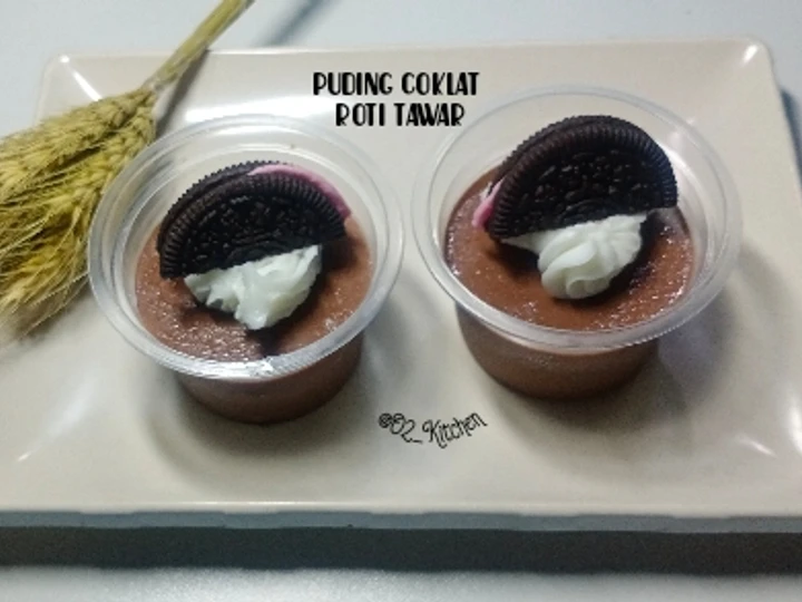 Langkah Mudah untuk Membikin Resep #144 Puding Coklat Roti Tawar yang Lezat Sekali Anti Ribet, Lezat