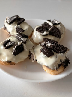 Una foto de Palmeritas rellenas de Oreo