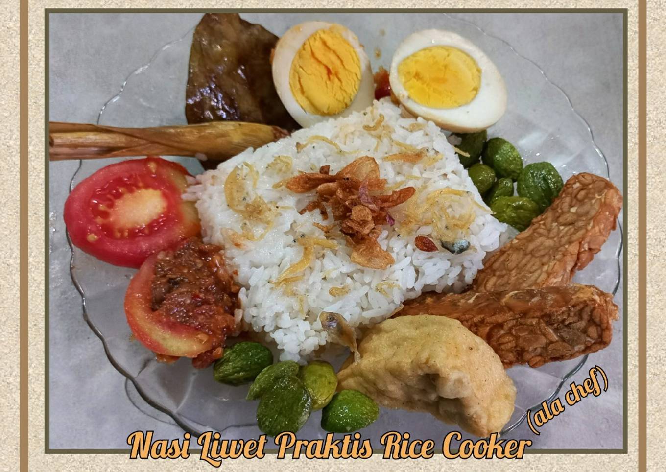 Nasi Liwet Praktis Rice Cooker (ala chef)