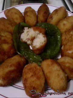 Una foto de Croquetas de jamón serrano y queso gorgonzola, sin lactosa