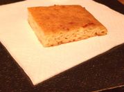 Una foto de faina de queso uruguaya
