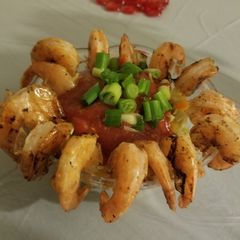 A picture of Grilled shrimp cocktail.