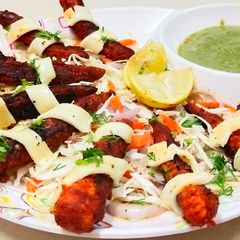 A picture of #Restaurant style cheese tandoori baby corn.