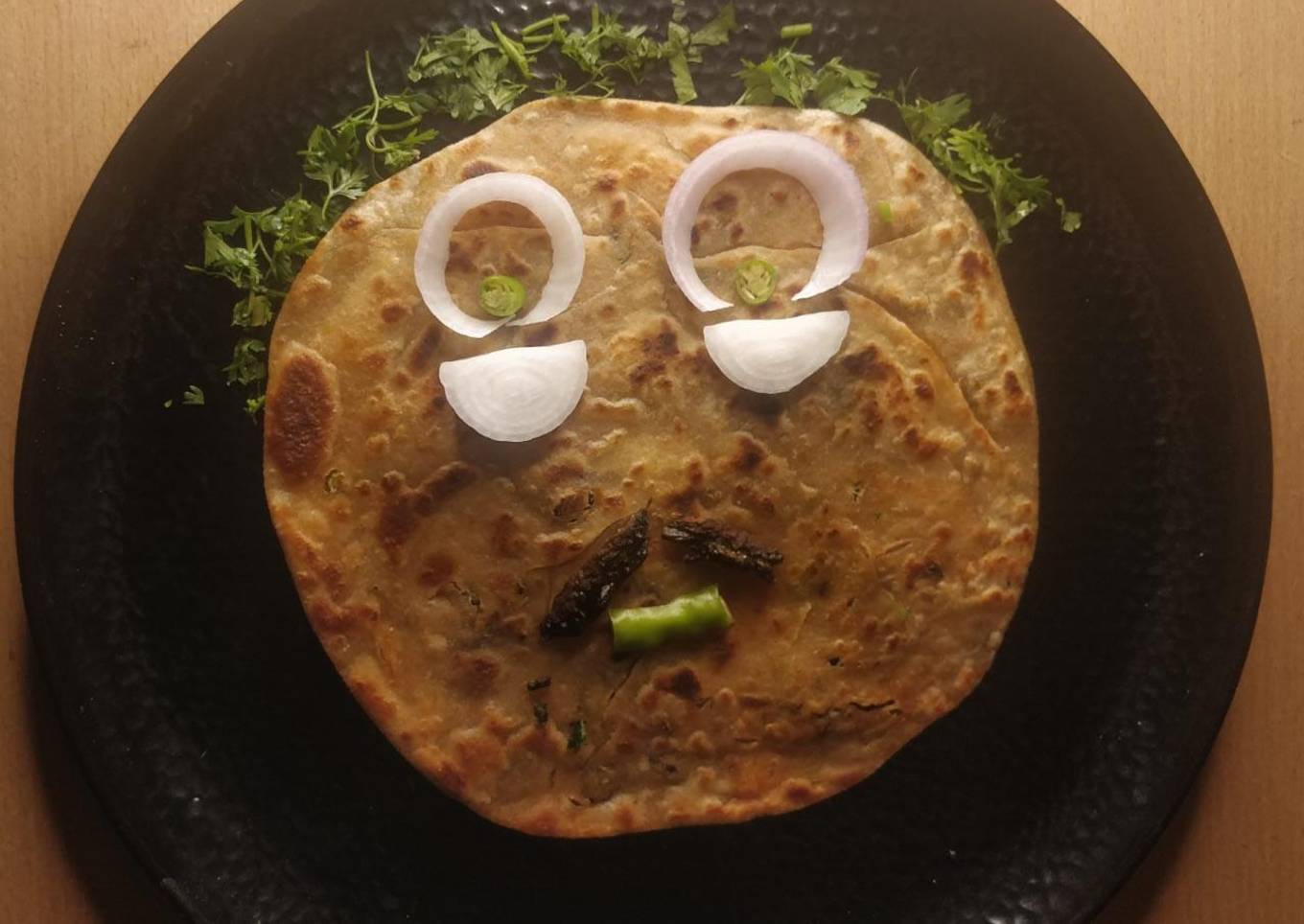Karela chilika paratha