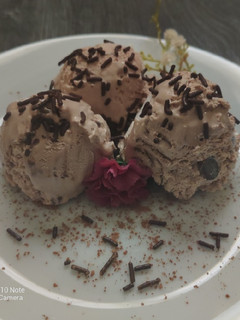 Foto resep Homemade Choco Chips Ice Cream