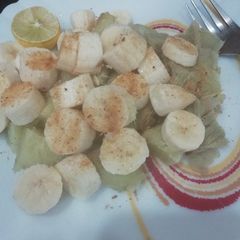 Sweet Potato and Banana Chaat A picture of Sweet Potato and Banana Chaat.