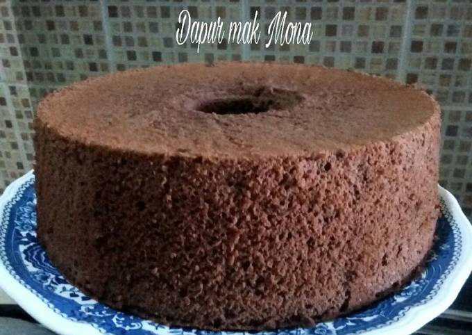 Resep Chiffon Cake Coklat Oleh Dapur Mak Mona Cookpad