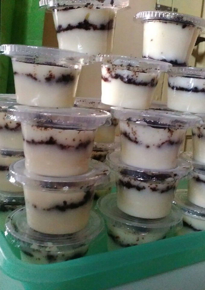 Foto resep Puding Cheese Cake Oreo versi Ekonomis