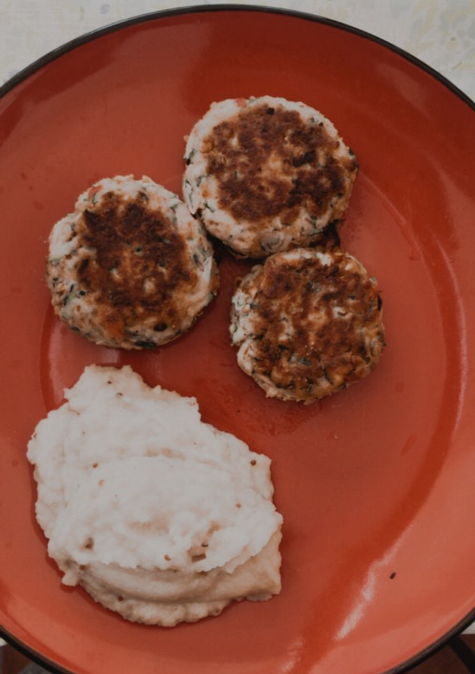 Una foto de Croquetas de zapallo italiano veganas sin gluten Low-carb