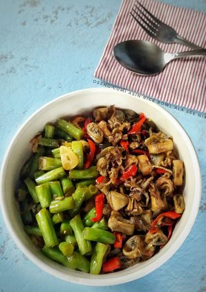 Foto resep Oseng Cumi Asin Rice Bowl