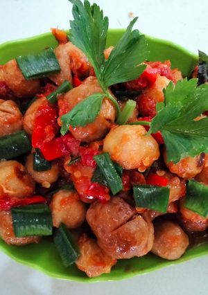 Foto resep Bakso pedas manis