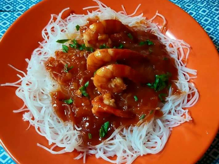 Anti Ribet, Buat Bihun udang asam manis💓 Menu Enak