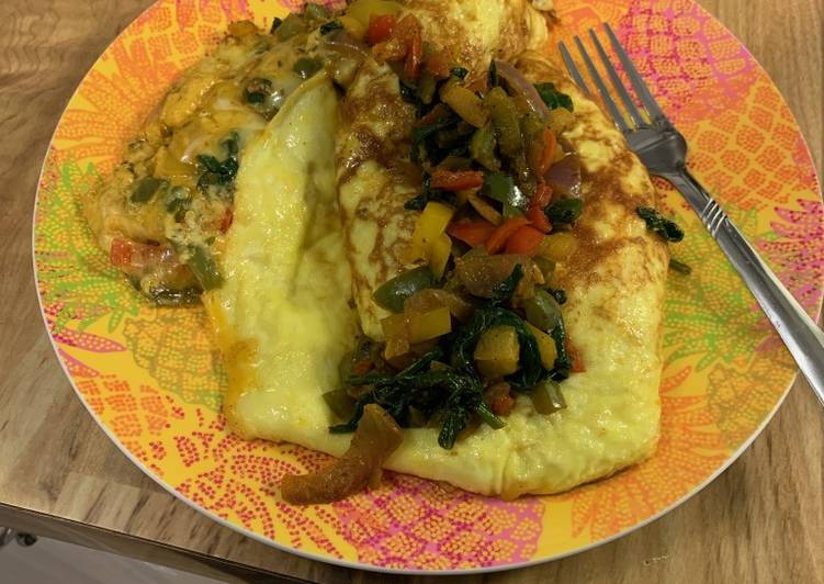 Recipe of Delicious Veggie Omelette