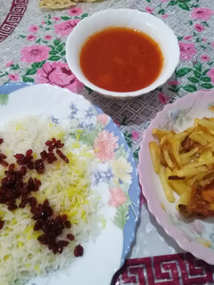 عکسی از دستور خورشت مرغ