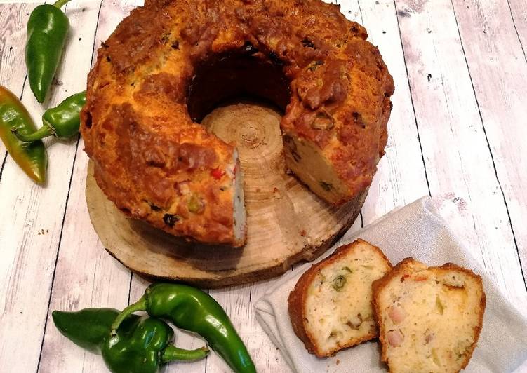 Torta salata ai friggitelli con lievito istantaneo