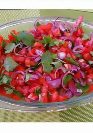 A picture of Kachumbari.