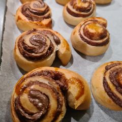 A picture of Nutella Rolls.