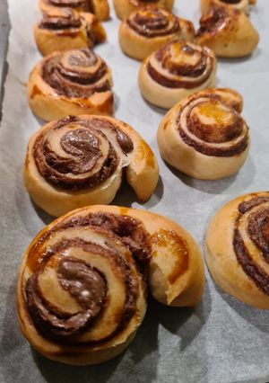 A picture of Nutella Rolls.