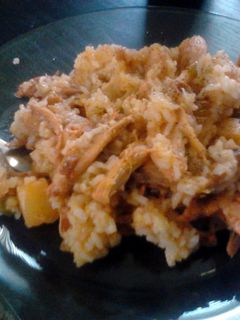A picture of hawaiin chicken.