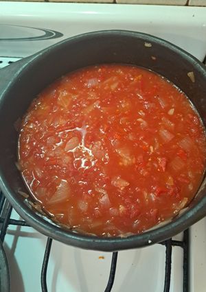 Una foto de Salsa casera de Tomate