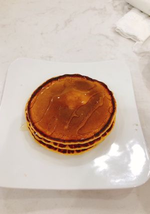 Hình của món Pancake Chocolate mật ong.